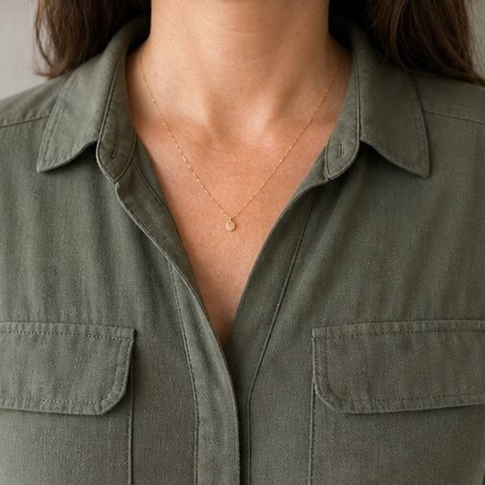 Burgundy Ruffle Blouse - Picture 4 of 6